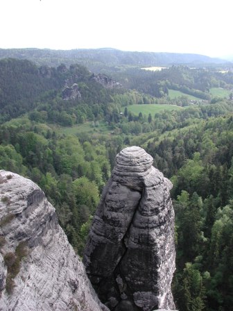 Rock formations in the Bastei